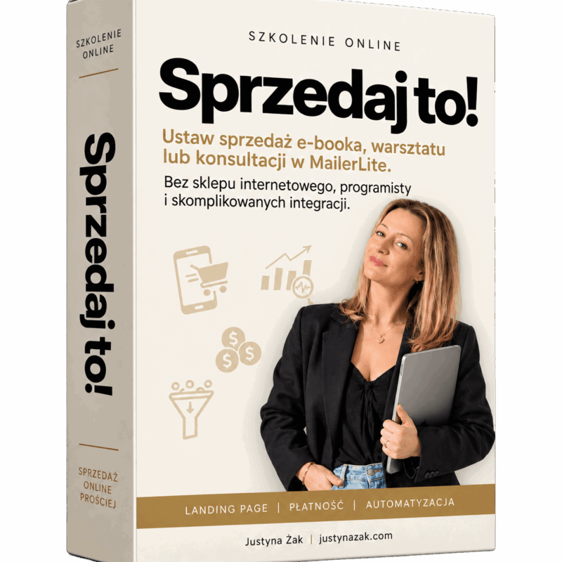 SPRZEDAJ TO! - Sprzedaż produktów cyfrowych w MailerLite